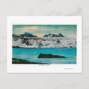 Carte Postale Vue du glacier Columbia, Alaska