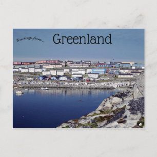 Carte Postale Vue du Groenland de Nuussuaq