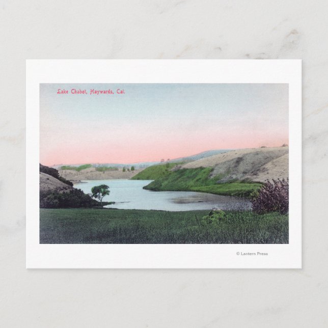 Carte Postale Vue du lac ChabotHayward, CA (Devant)