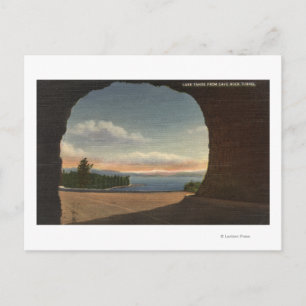Carte Postale Vue du lac depuis le tunnel de Cave Rock
