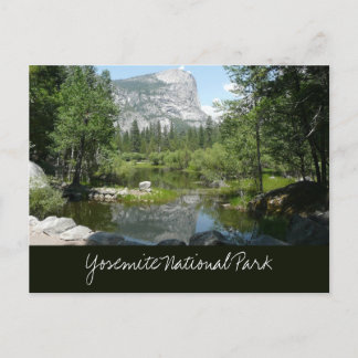 Carte Postale Vue du lac Miroir dans le parc national de Yosemit