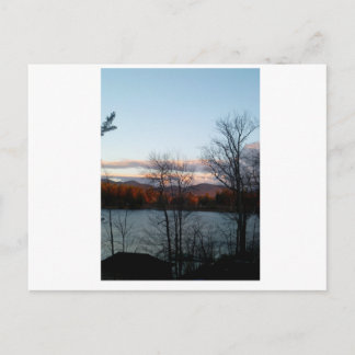 Carte Postale Vue du lac Placid