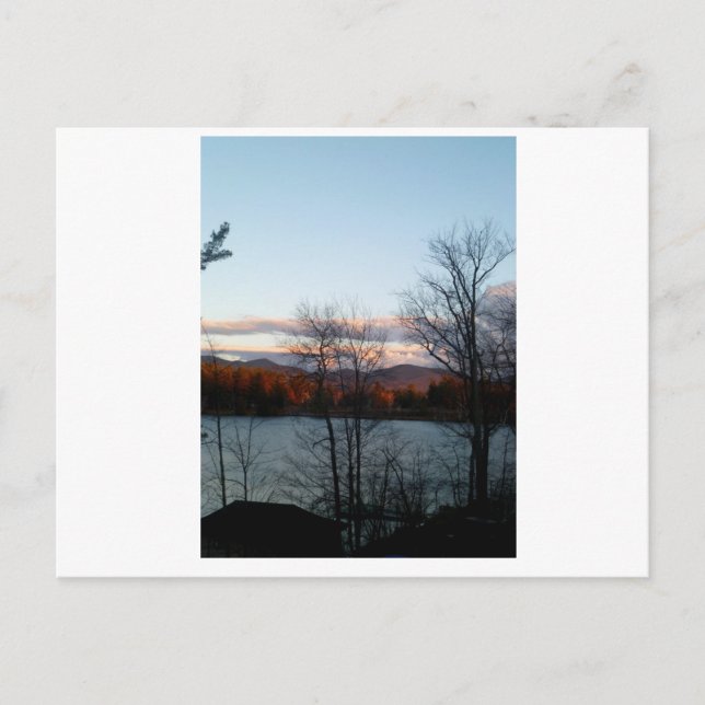 Carte Postale Vue du lac Placid (Devant)