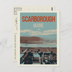 Carte Postale Vue du littoral Scarborough Maine USA