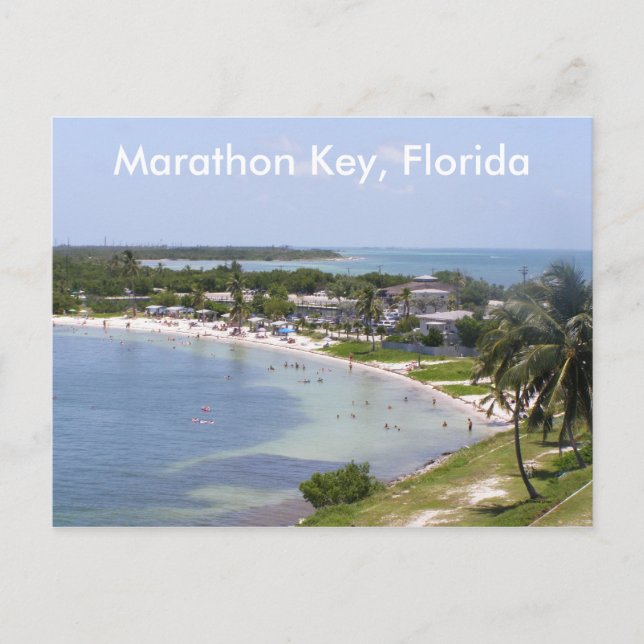 Carte Postale Vue du marathon (Devant)