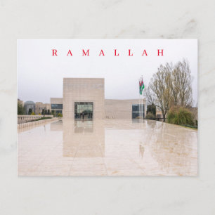 Carte postale vue du mausolée Ramallah Arafat