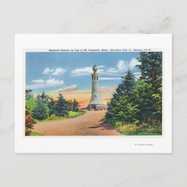 Carte Postale Vue du Memorial Beacon (Devant)