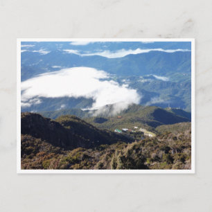 Carte Postale vue du mont Kinabalu