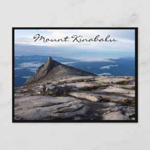 Carte Postale vue du mont Kinabalu