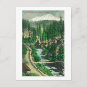 Carte Postale Vue du mont Shasta de la retraite Shasta