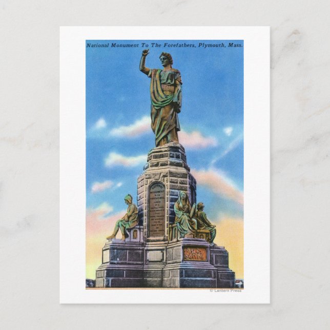 Carte Postale Vue du monument de Nat'l aux ancêtres américains (Devant)