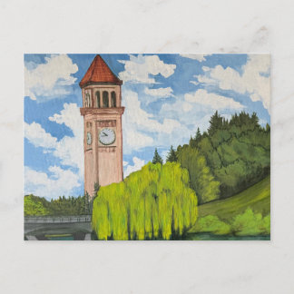 Carte Postale Vue du parc River Front