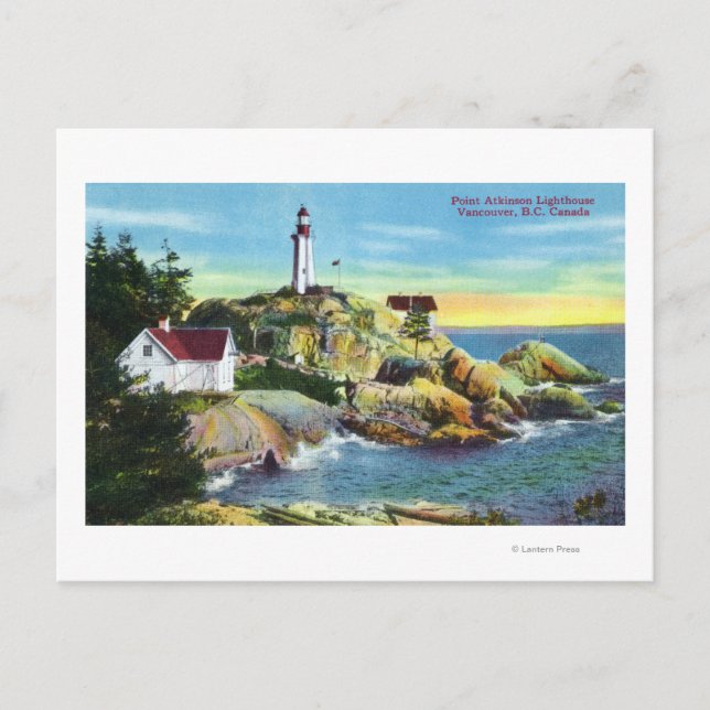 Carte Postale Vue du phare de Point Atkinson 2 (Devant)
