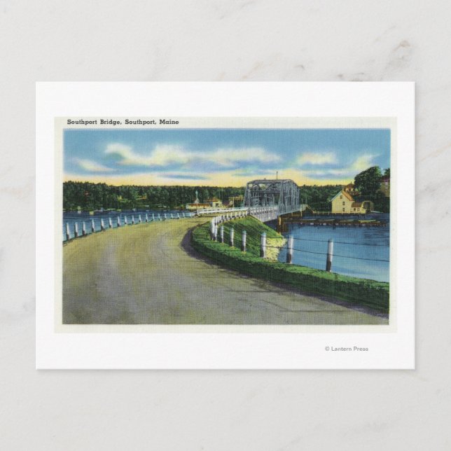 Carte Postale Vue du pont Southport (Devant)
