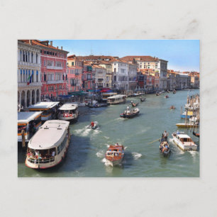 CARTE POSTALE VUE DU PONT VENICE RIALTO
