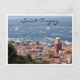 Carte Postale vue du port de saint tropez