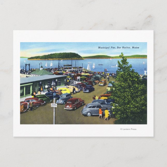 Carte Postale Vue du quai municipal (Devant)