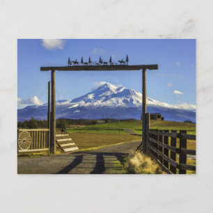 CARTE POSTALE VUE DU RANCH DE SHASTA