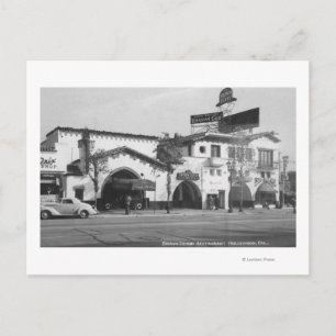 Carte Postale Vue du restaurant Hollywood, CA Brown Derby