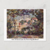 Pierre-Auguste Renoir、VUE DU SACRE-COEUR Looking out at the Sacre Coeur (1896) by Pierre-Auguste