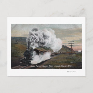 Carte Postale Vue du train de marchandises Union Pacifique