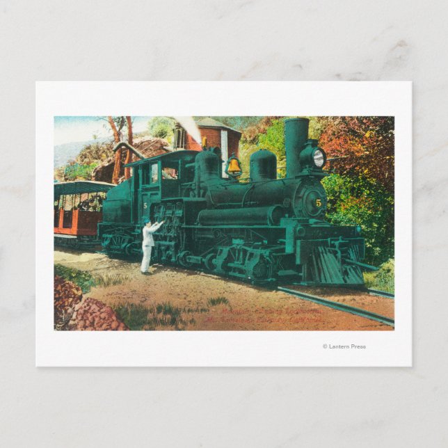 Carte Postale Vue du train du Mont Tamalpais (Devant)