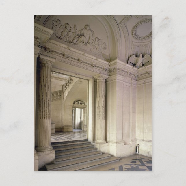 Carte Postale Vue du vestibule central, construit en 1642-51 (Devant)