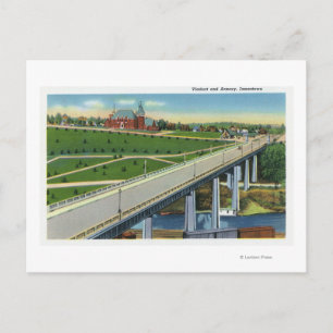 Carte Postale Vue du Viaduc et de l'extérieur de l'Armurerie