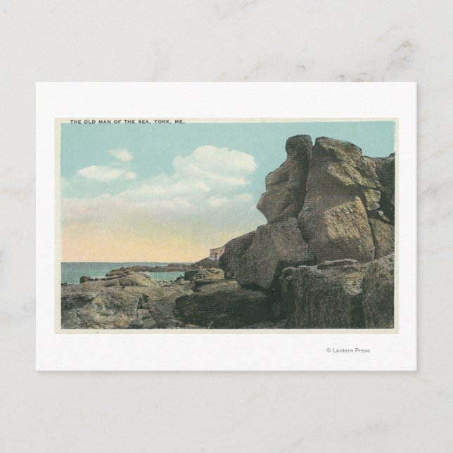 Carte Postale Vue du vieil homme de la formation de Sea Rock (Devant)