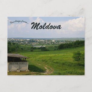 Carte Postale Vue du village de Suruceni en Moldavie