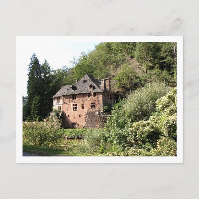 Carte Postale Vue d'un manoir (photo) (Devant)
