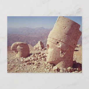 Carte Postale Vue d'une tête colossale et d'un aigle