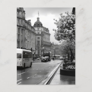 Carte Postale Vue élégante sur rue