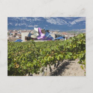 Carte Postale Vue élevée sur la ville et Hôtel Marques de Riscal