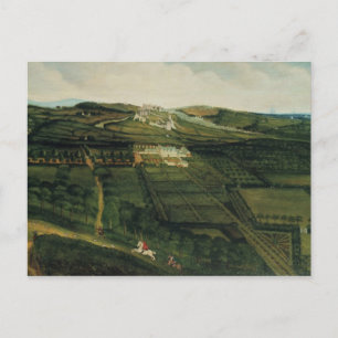 Carte Postale Vue éloignée du château de Corfe