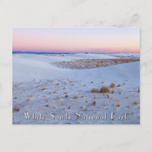 Carte Postale Vue époustouflante du parc national de White Sands