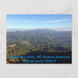 Carte Postale Vue estivale de la montagne de hêtre