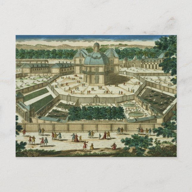 Carte Postale Vue et perspective du Salon de la Menagerie (Devant)
