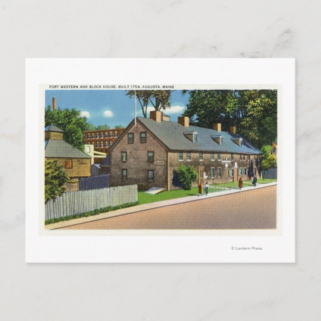 Carte Postale Vue extérieure de Ft. Maisons de l'Ouest et du Blo (Devant)