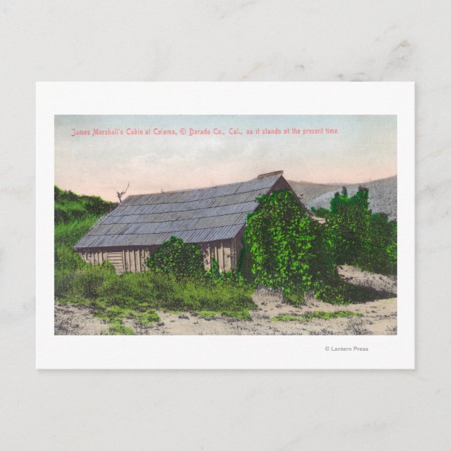 Carte Postale Vue extérieure de James Marshall Cabine (Devant)