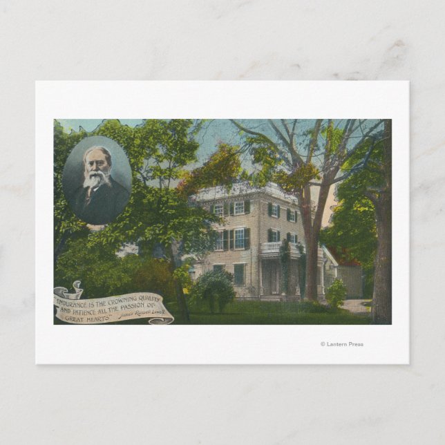 Carte Postale Vue extérieure de James Russell Lowell Accueil (Devant)