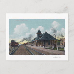 Carte Postale Vue extérieure de la boîte de dépôt OSL, ID