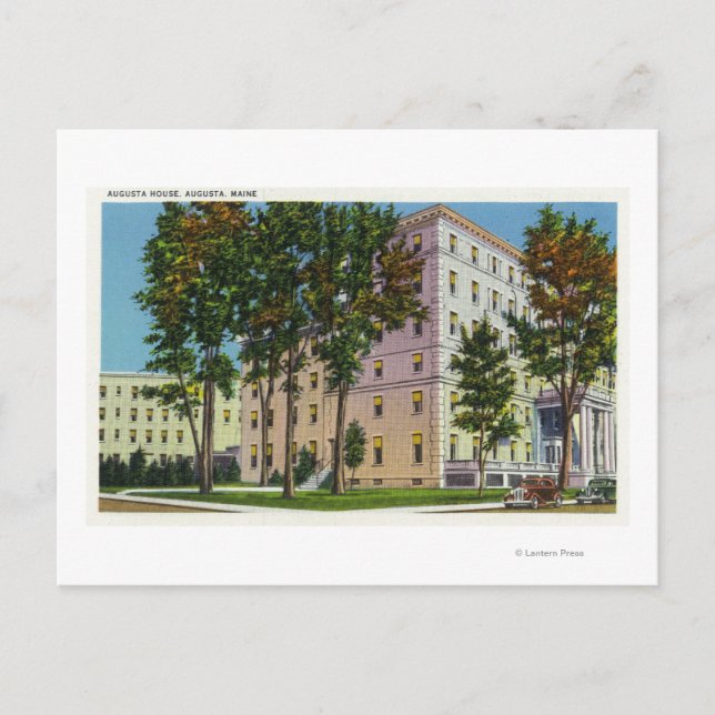 Carte Postale Vue extérieure de la maison Augusta (Devant)