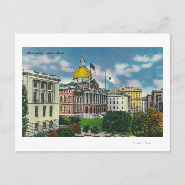 Carte Postale Vue extérieure de la Maison d'État (Devant)