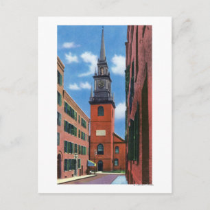 Carte Postale Vue extérieure de l'ancienne église du Nord