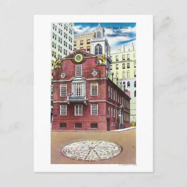 Carte Postale Vue extérieure de l'ancienne maison d'état (Devant)