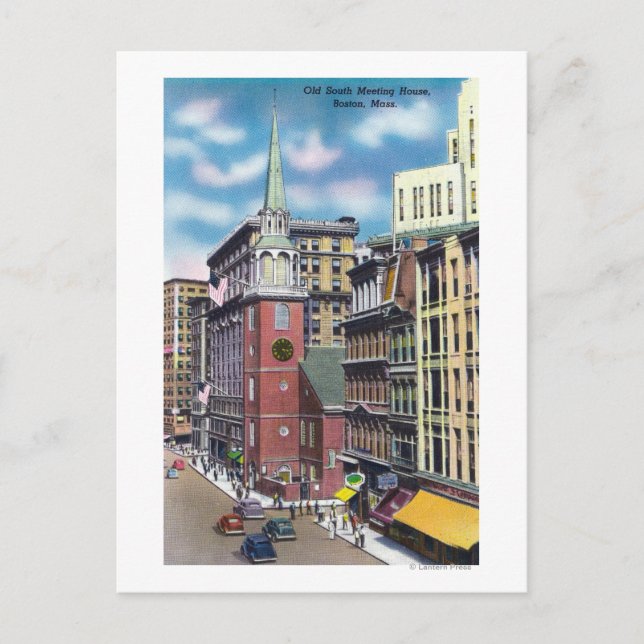 Carte Postale Vue extérieure de l'ancienne salle de réunion du S (Devant)