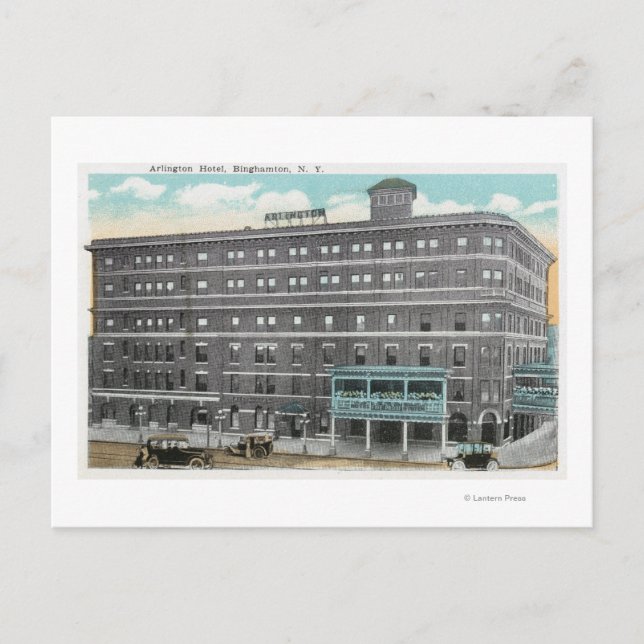 Carte Postale Vue extérieure de l'Arlington Hotel (Devant)