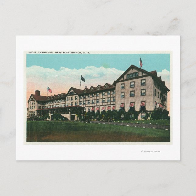 Carte Postale Vue extérieure de l'Hôtel Champlain (Devant)