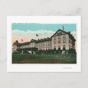 Carte Postale Vue extérieure de l'Hôtel Champlain